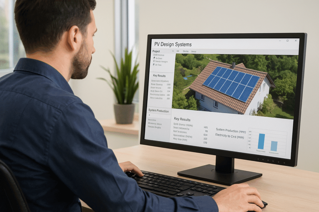 Engineer working on Customer filling online form for Free Preliminary Solar Design