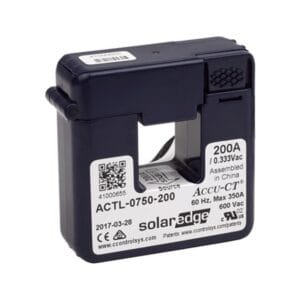 SolarEdge ACTL-0750-200 ACCU Split-Core Current Transformer (CT) 200A 60Hz