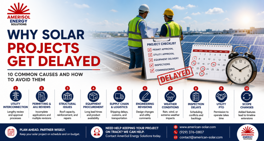 Why solar projects get delayed